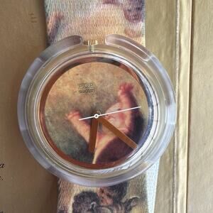 Swatch Watch PUTTI Cigar Box PWK168 Limited Edition Design By Vivienne Westwood